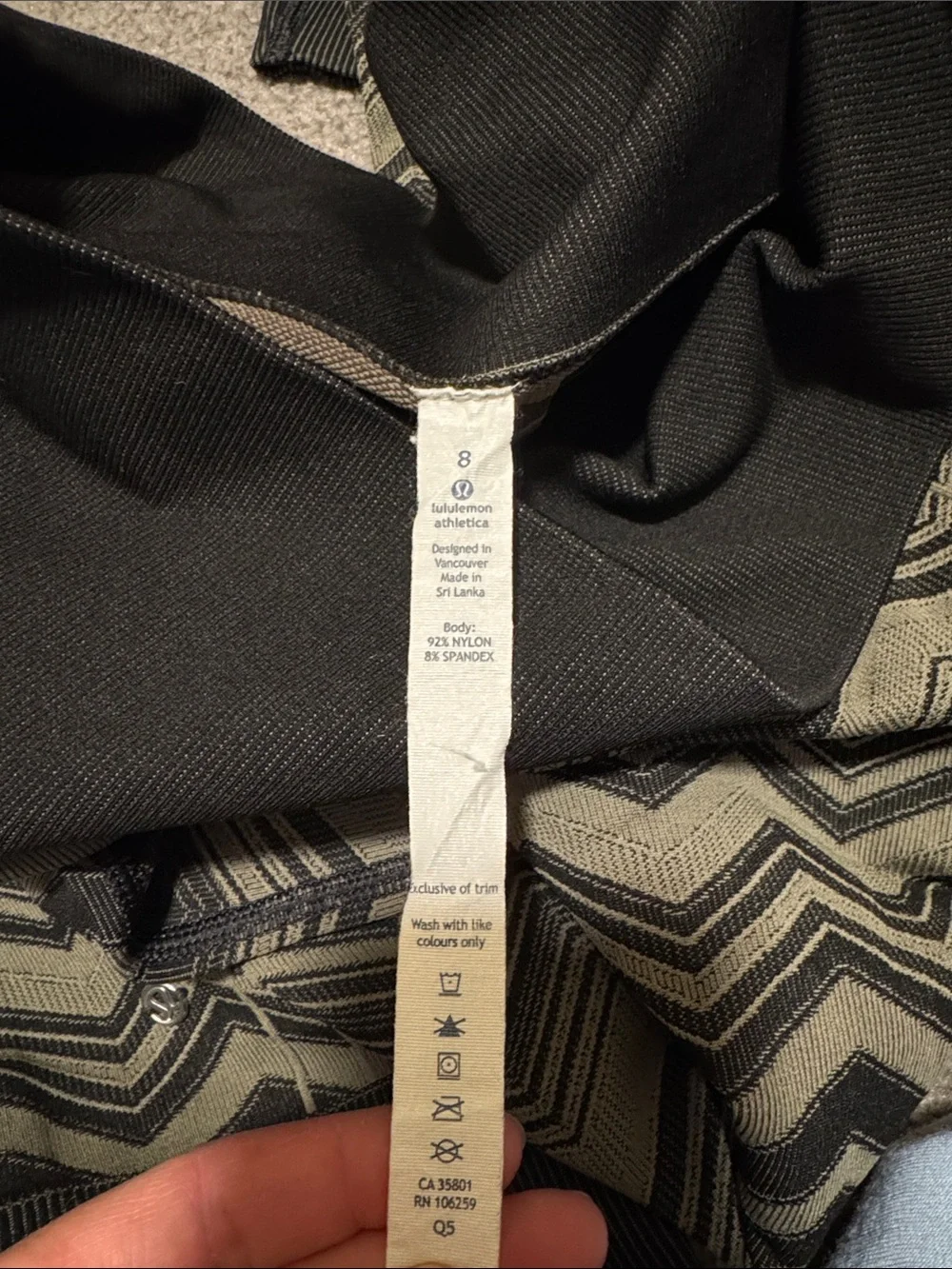 Lululemon chevron leggings